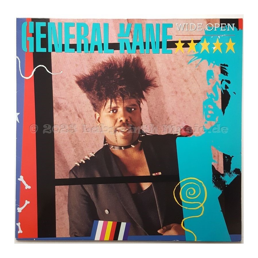 General Kane - Wide Open • 12" Vinyl LP • NM - Labyrinth Music