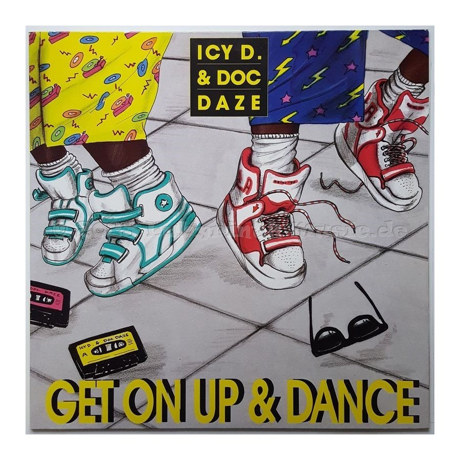 Icy D. & Doc Daze - Get On Up & Dance • 12" Vinyl Maxi • NM - Labyrinth Music