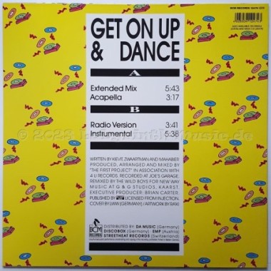 Icy D. & Doc Daze - Get On Up & Dance • 12" Vinyl Maxi • NM - Labyrinth Music