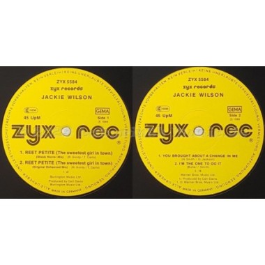 Jackie Wilson - Reet Petite • 12" Vinyl Maxi - Labyrinth Music