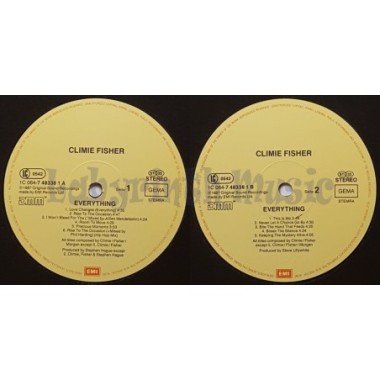 Climie Fisher - Everything • 12" Vinyl LP • NM - Labyrinth Music