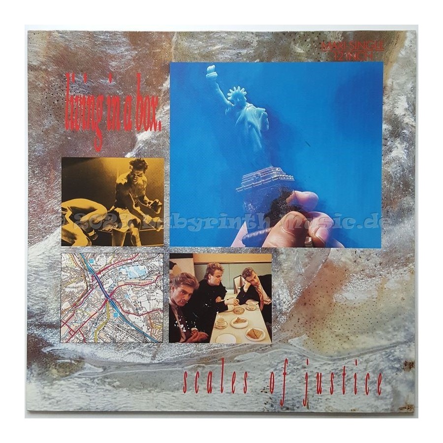 Living In A Box - Scales Of Justice • 12" Vinyl Maxi • NM - Labyrinth Music