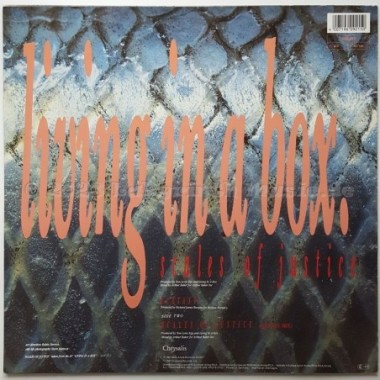 Living In A Box - Scales Of Justice • 12" Vinyl Maxi • NM - Labyrinth Music