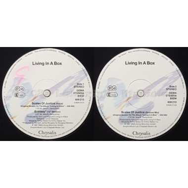 Living In A Box - Scales Of Justice • 12" Vinyl Maxi • NM - Labyrinth Music