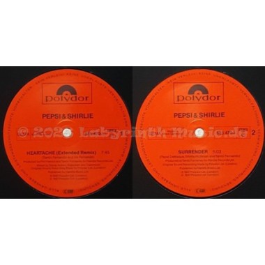 Pepsi & Shirlie - Heartache • 12" Vinyl Maxi • EX - Labyrinth Music