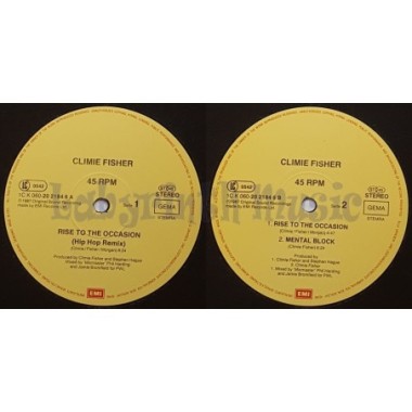 Climie Fisher - Rise To The Occasion • 12" Vinyl Maxi • NM - Labyrinth Music
