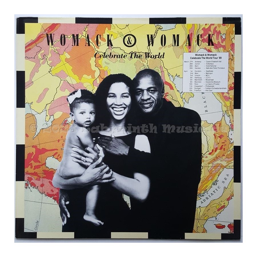 Womack & Womack - Celebrate The World • 12" Vinyl Maxi • EX - Labyrinth Music