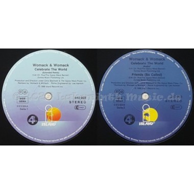 Womack & Womack - Celebrate The World • 12" Vinyl Maxi • EX - Labyrinth Music