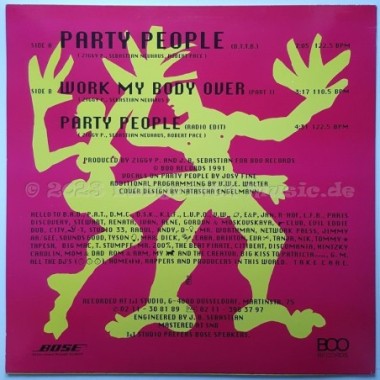 Ziggy P. - Party People • 12" Vinyl Maxi • NM - Labyrinth Music