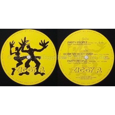Ziggy P. - Party People • 12" Vinyl Maxi • NM - Labyrinth Music