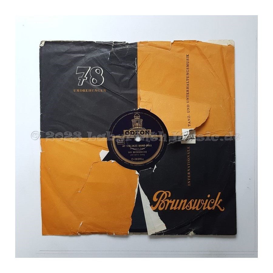 Bix Beiderbecke And His Gang - At The Jazz Band Ball • 10" Vinyl - Labyrinth Music