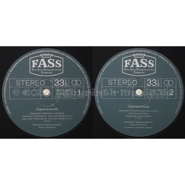 Budapester Zigeunerorchester • Jósef Pécsi - Zigeunermusik • 12" Vinyl LP - Labyrinth Music