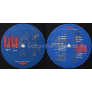 Copernico - I'm Your Memory • 12" Vinyl Maxi • EX - Labyrinth Music