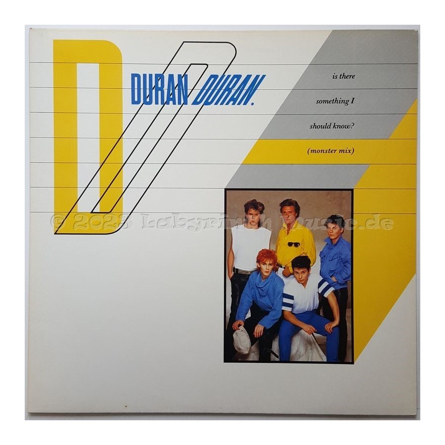 Duran Duran - Is There Something I Should Know • Monster Mix • 12" Vinyl Maxi • EX - Labyrinth Music