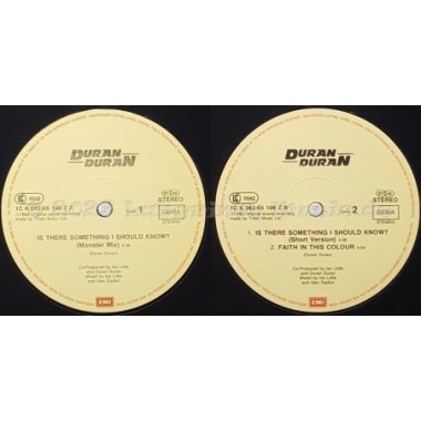Duran Duran - Is There Something I Should Know • Monster Mix • 12" Vinyl Maxi • EX - Labyrinth Music