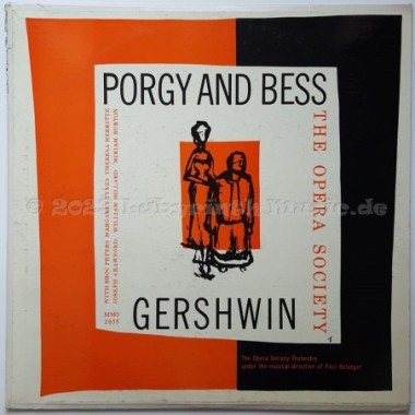 George Gershwin • The Opera Society Orchestra • Paul Belanger - Porgy And Bess • 12" Vinyl LP • EX - Labyrinth Music
