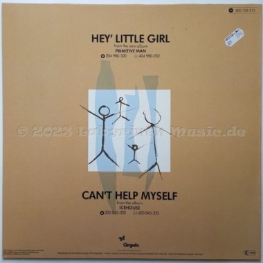 Icehouse - Hey' Little Girl • 12" Vinyl Maxi • NM - Labyrinth Music