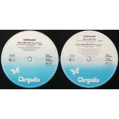 Icehouse - Hey' Little Girl • 12" Vinyl Maxi • NM - Labyrinth Music