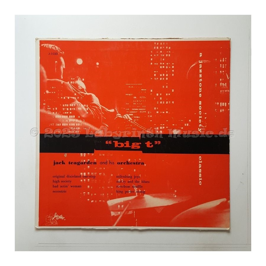 Jack Teagarden And His Orchestra - Big T • 10" Vinyl - Labyrinth Music