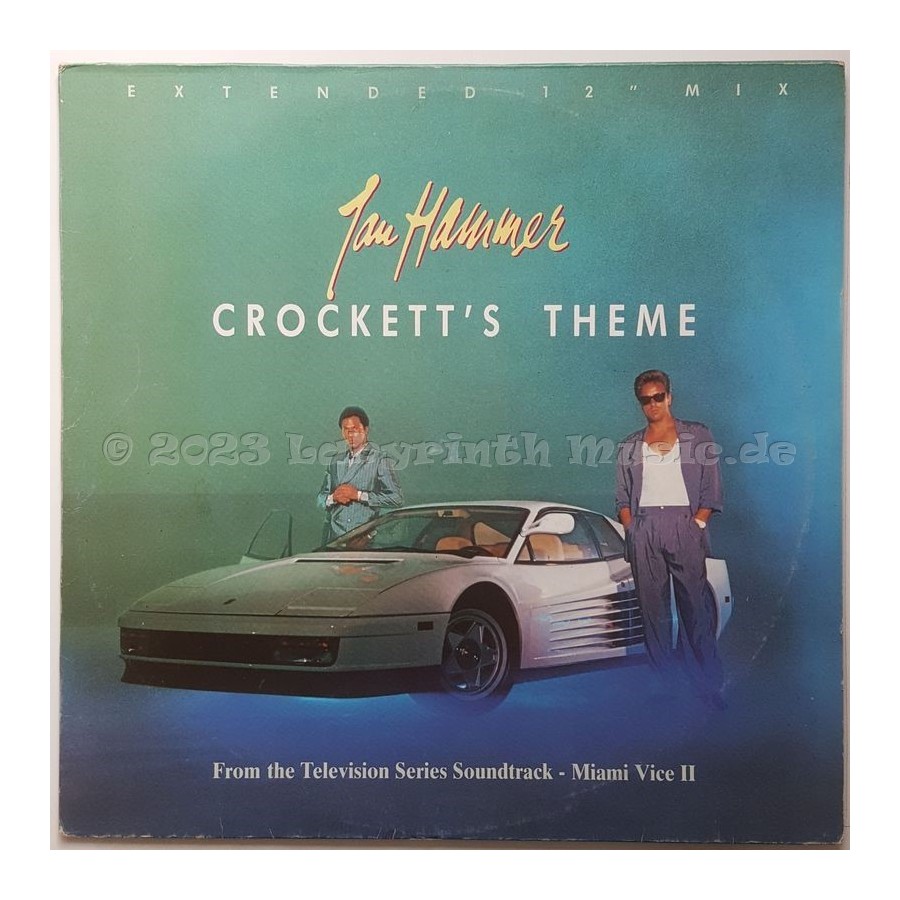 Jan Hammer - Crockett's Theme • 12" Vinyl Maxi - Labyrinth Music