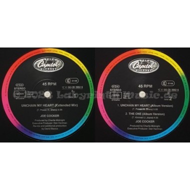 Joe Cocker - Unchain My Heart • 12" Vinyl Maxi • EX - Labyrinth Music