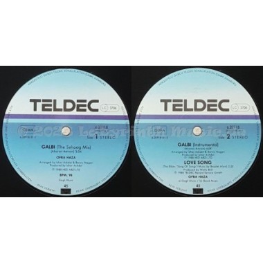 Ofra Haza - Galbi • The Sehoog Mix • 12" Vinyl Maxi • EX - Labyrinth Music
