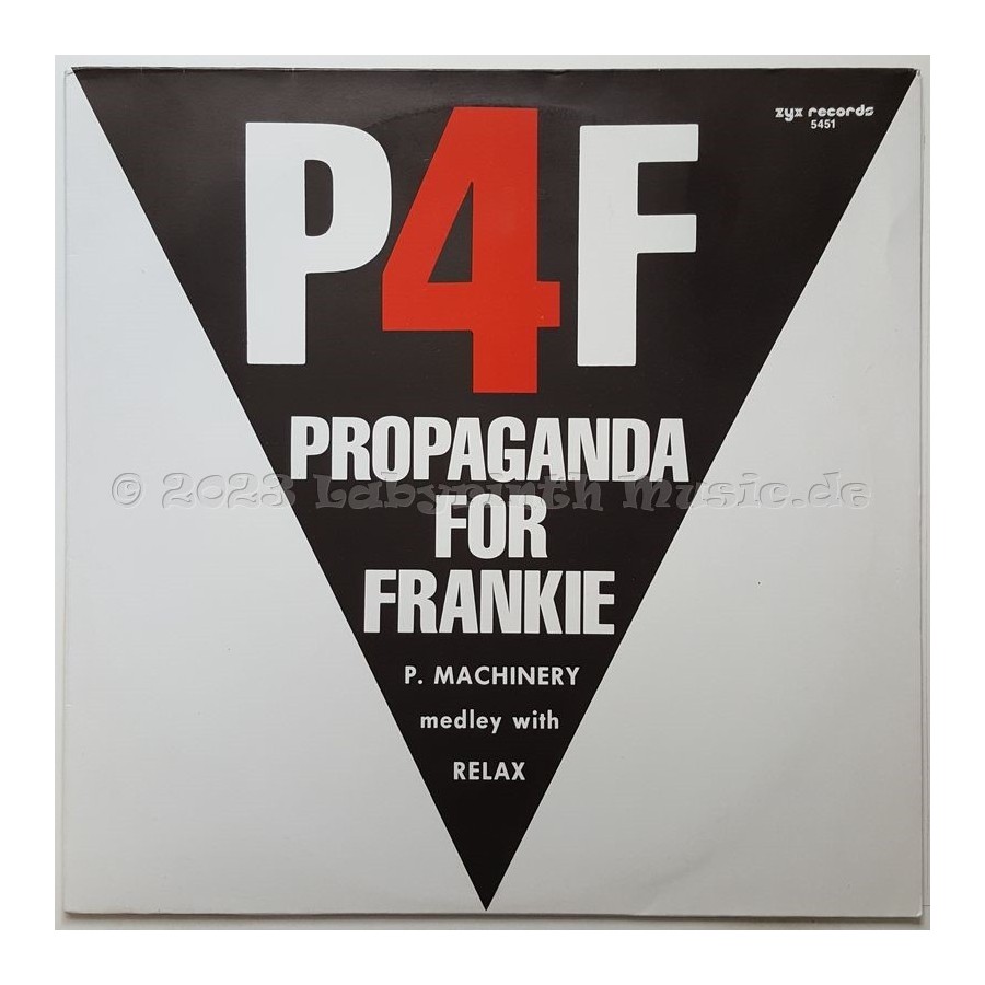 P4F - P. Machinery Medley With Relax • 12" Vinyl Maxi • NM - Labyrinth Music