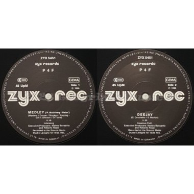 P4F - P. Machinery Medley With Relax • 12" Vinyl Maxi • NM - Labyrinth Music