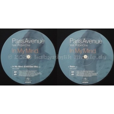 Paris Avenue Feat. Robin One - In My Mind • 12" Vinyl Maxi • NM - Labyrinth Music