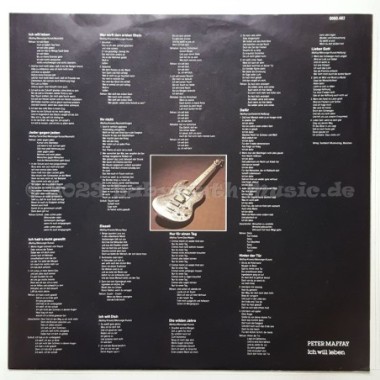 Peter Maffay - Ich Will Leben • 12" Vinyl LP - Labyrinth Music