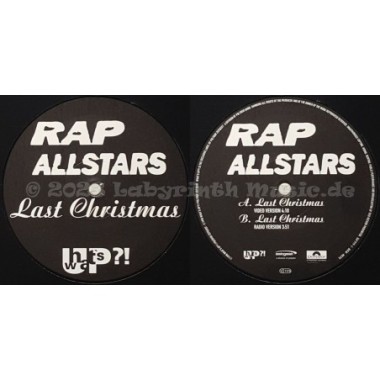 Rap Allstars - Last Christmas • 12" Vinyl Maxi - Labyrinth Music