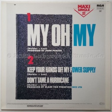 Slade - My Oh My • 12" Vinyl Maxi - Labyrinth Music