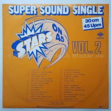 Stars On 45 - Stars On 45 Vol. 2 • 12" Vinyl Maxi • NM - Labyrinth Music