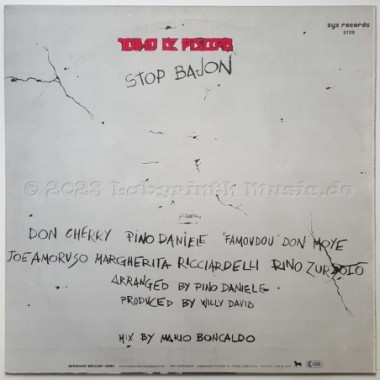 Tullio De Piscopo - Stop Bajon • 12" Vinyl Maxi • EX - Labyrinth Music
