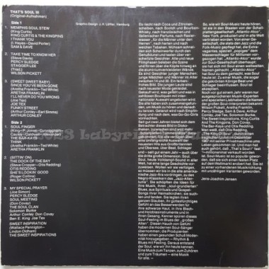 Various - That's Soul 3 • 12" Vinyl LP - Labyrinth Music