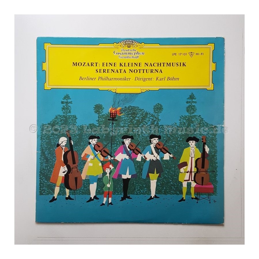 Wolfgang Amadeus Mozart - Eine Kleine Nachtmusik • Serenata Notturna • 10" Vinyl - Labyrinth Music