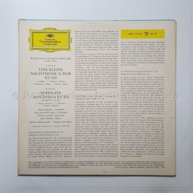 Wolfgang Amadeus Mozart - Eine Kleine Nachtmusik • Serenata Notturna • 10" Vinyl - Labyrinth Music