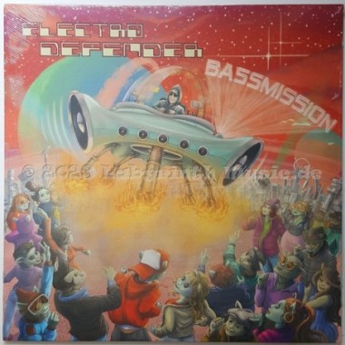 Electro Defender - Bassmission • 12" Vinyl LP • MINT - Labyrinth Music