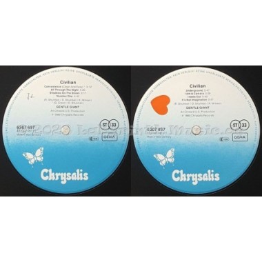 Gentle Giant - Civilian • 12" Vinyl LP • EX - Labyrinth Music