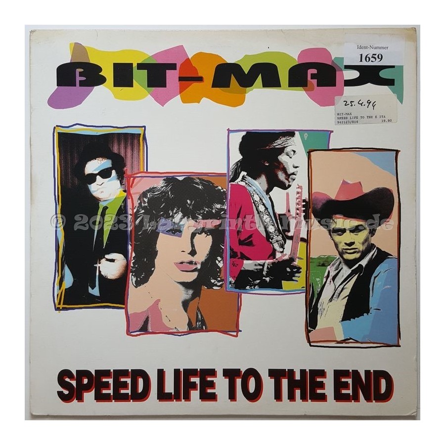 Bit-Max - Speed Life To The End • 12" Vinyl Maxi - Labyrinth Music