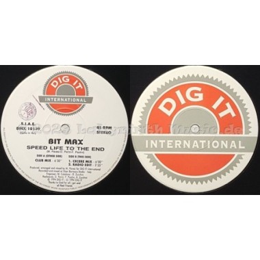 Bit-Max - Speed Life To The End • 12" Vinyl Maxi - Labyrinth Music