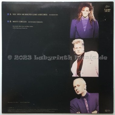 Dead Or Alive - You Spin Me Round • Murder Mix • 12" Vinyl Maxi • EX - Labyrinth Music