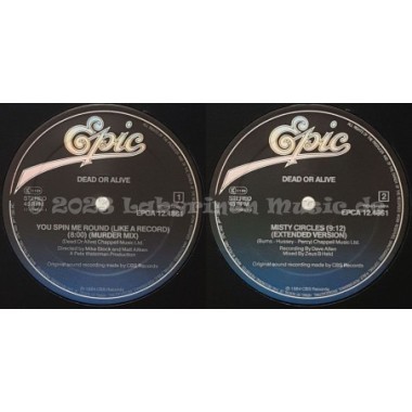 Dead Or Alive - You Spin Me Round • Murder Mix • 12" Vinyl Maxi • EX - Labyrinth Music