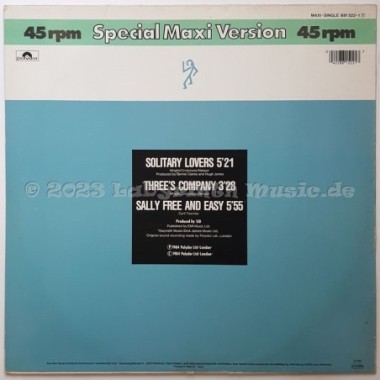 Fiat Lux - Solitary Lovers • 12" Vinyl Maxi • EX - Labyrinth Music