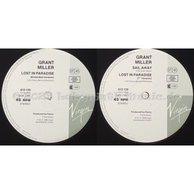Grant Miller - Lost In Paradise • 12" Vinyl Maxi • EX - Labyrinth Music