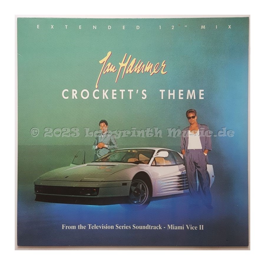 Jan Hammer - Crockett's Theme • 12" Vinyl Maxi • NM - Labyrinth Music