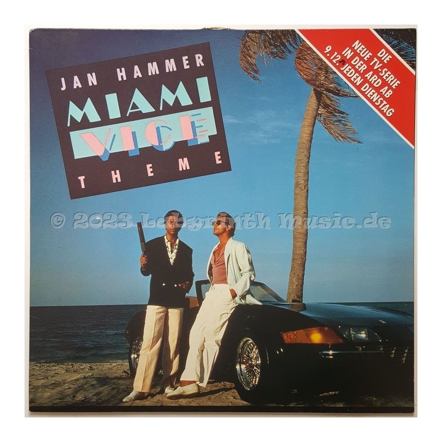 Jan Hammer - Miami Vice Theme • 12" Vinyl Maxi • EX - Labyrinth Music