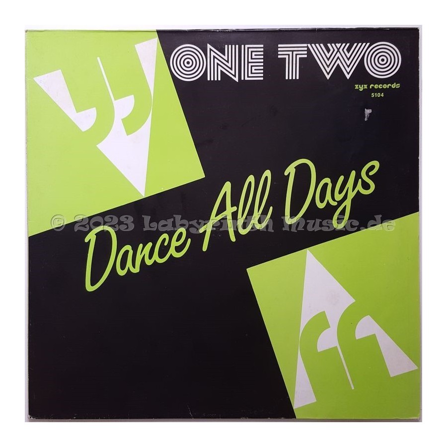 One Two - Dance All Days • 12" Vinyl Maxi • EX - Labyrinth Music
