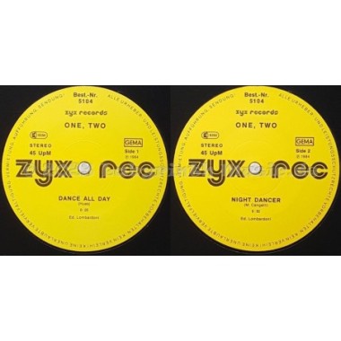 One Two - Dance All Days • 12" Vinyl Maxi • EX - Labyrinth Music