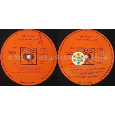 Pacific Gas & Electric - Are You Ready • 12" Vinyl LP - Labyrinth Music
